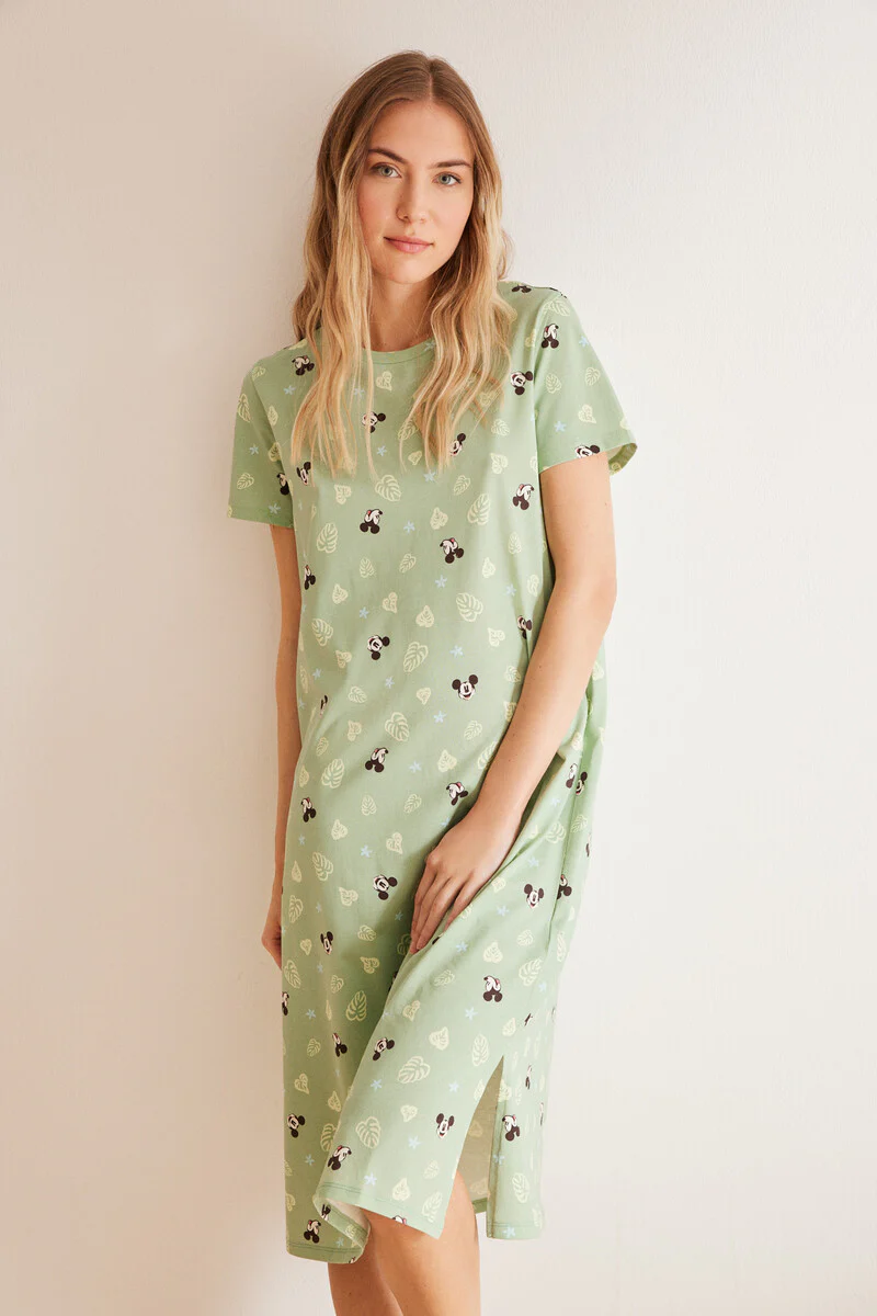 100% Cotton Mickey midi nightgown - Image 3
