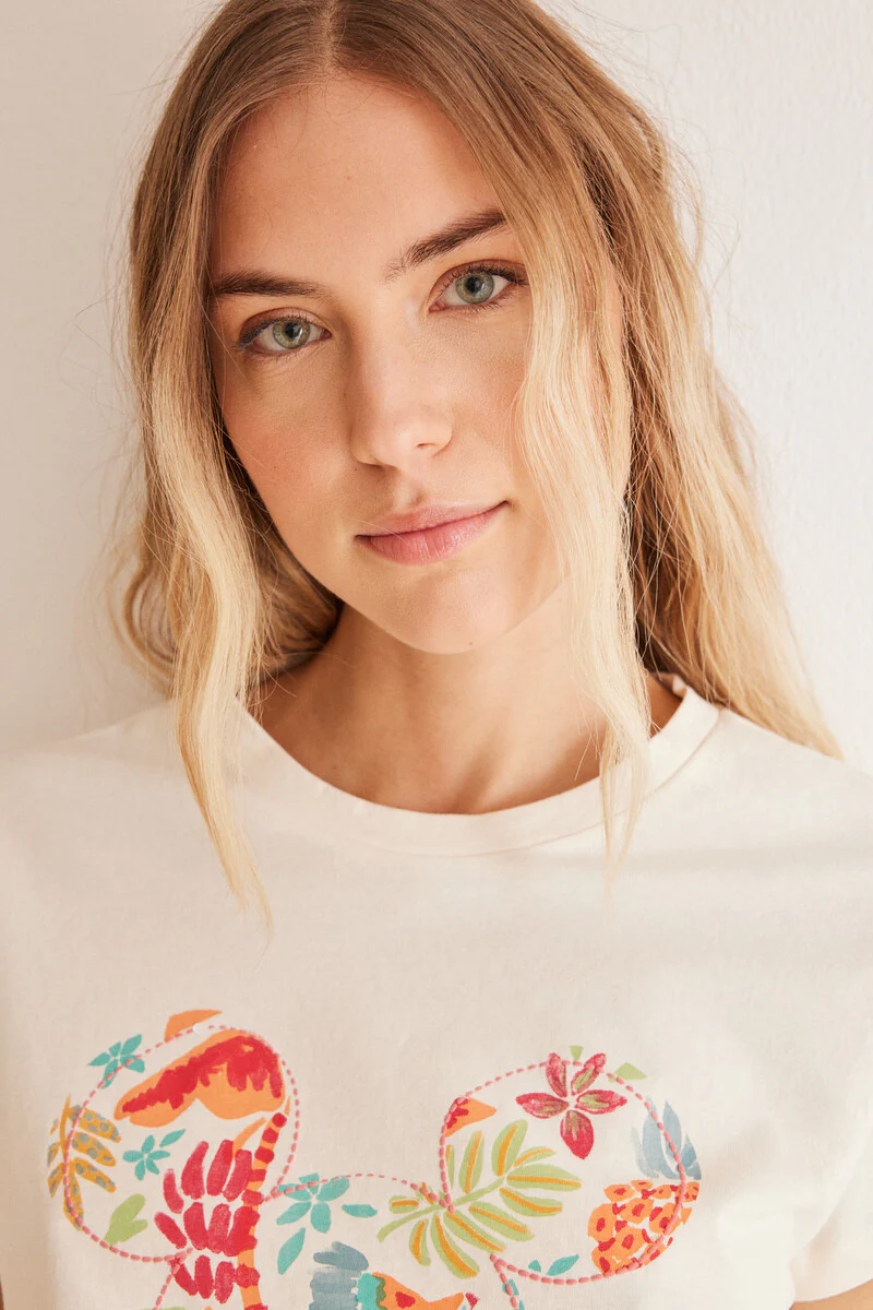 100% Cotton pyjamas in tropical print - Image 4