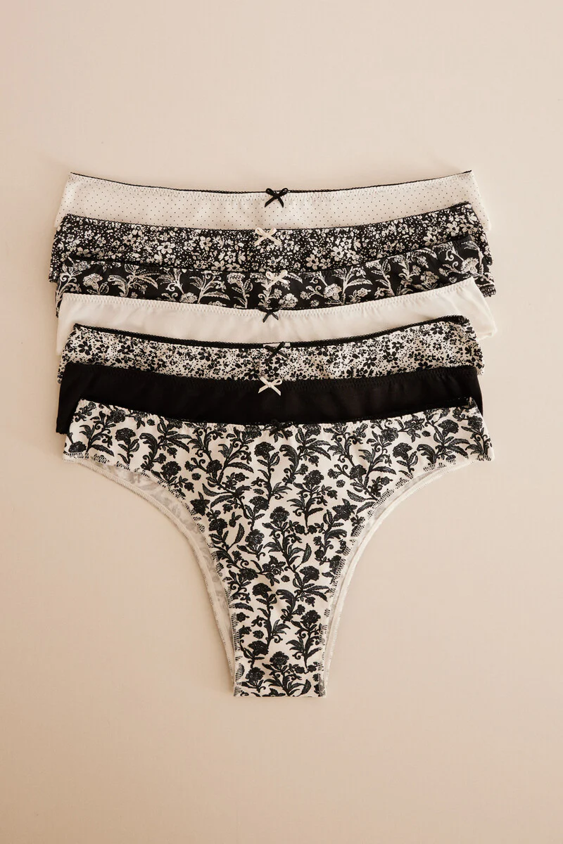 7-pack of B&W Brazilian panties - Image 3