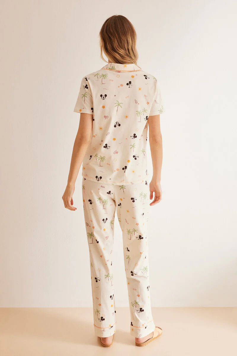 Classic 100% cotton allover Mickey pyjamas - Image 4