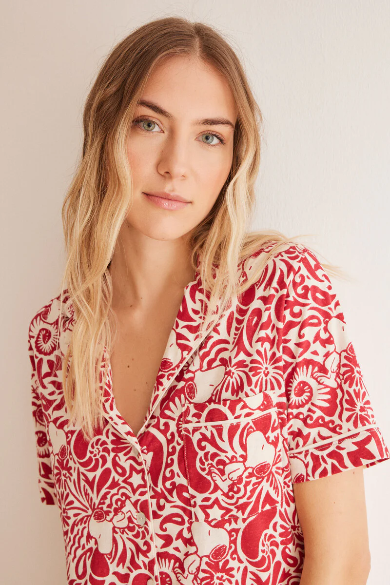 Classic shell 100% cotton pyjamas - Image 3