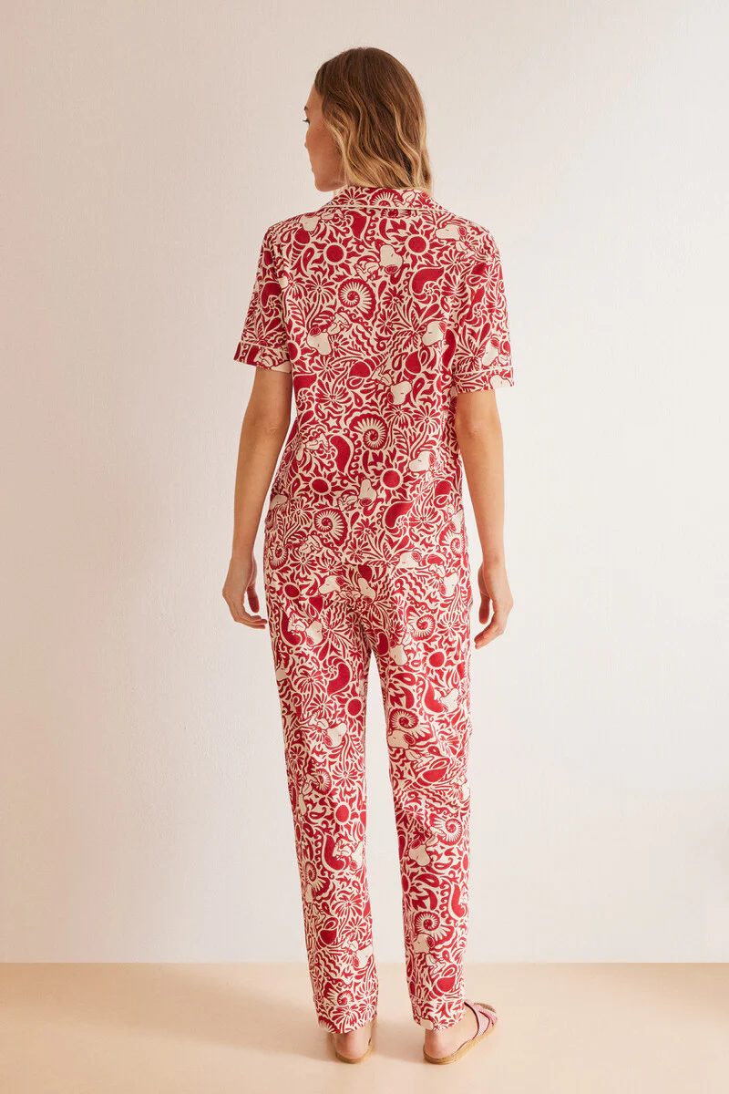 Classic shell 100% cotton pyjamas - Image 6