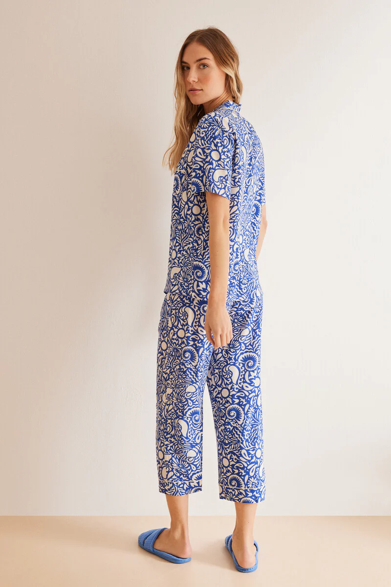 Classic shell Capri pyjamas - Image 6
