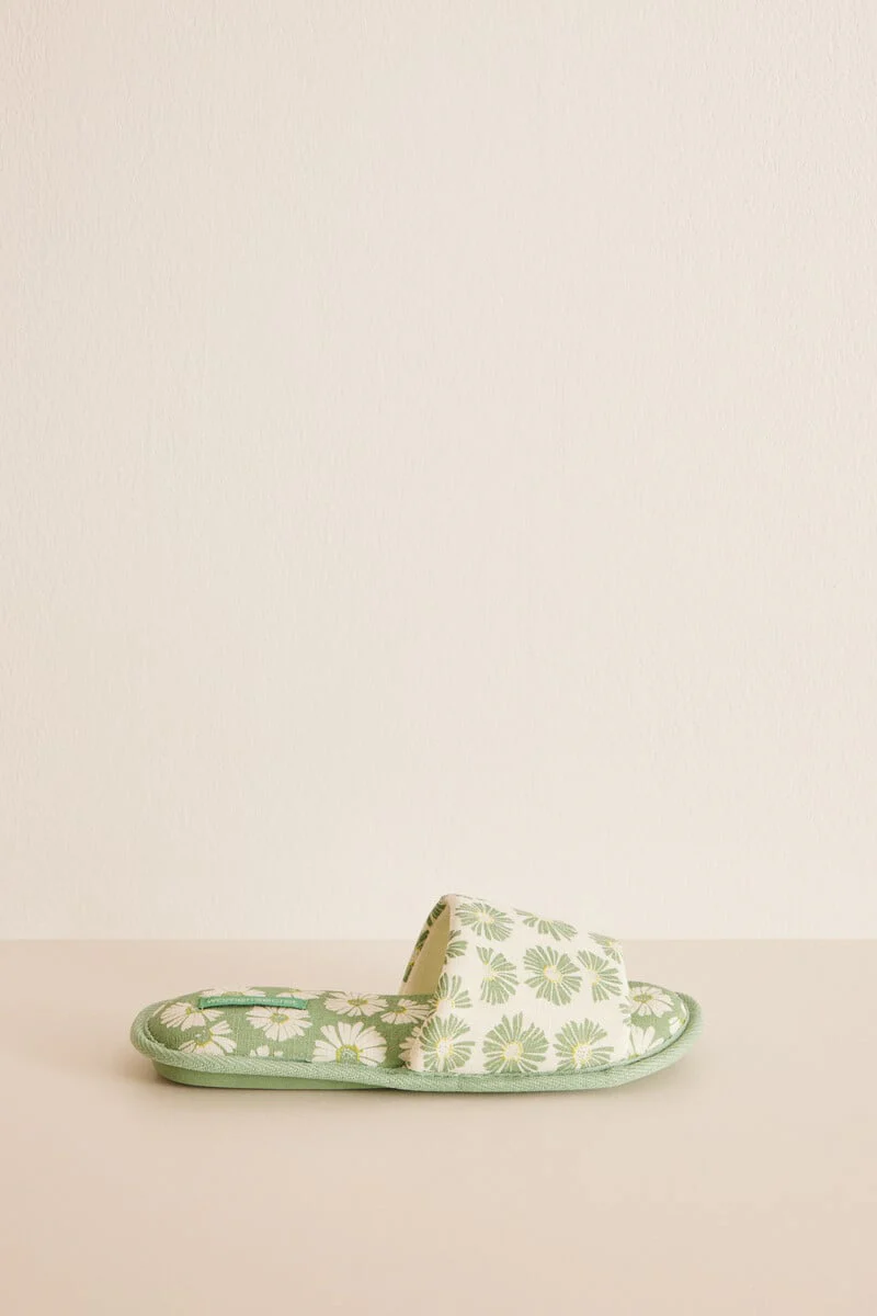 Floral print slippers - Image 3