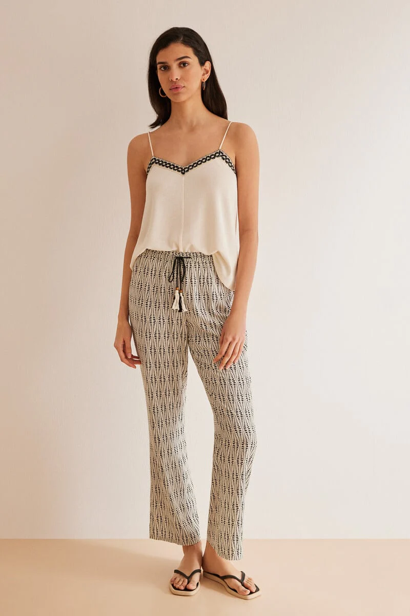 Ivory crochet vest top - Image 3