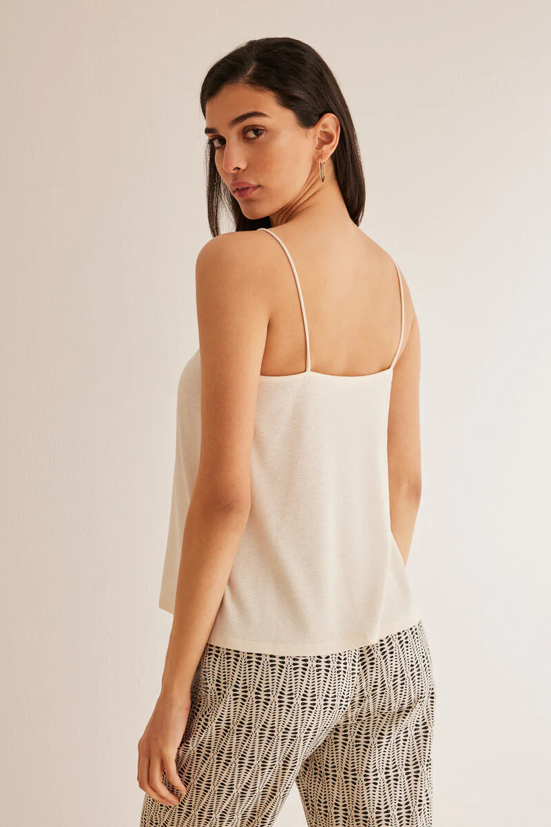 Ivory crochet vest top - Image 5