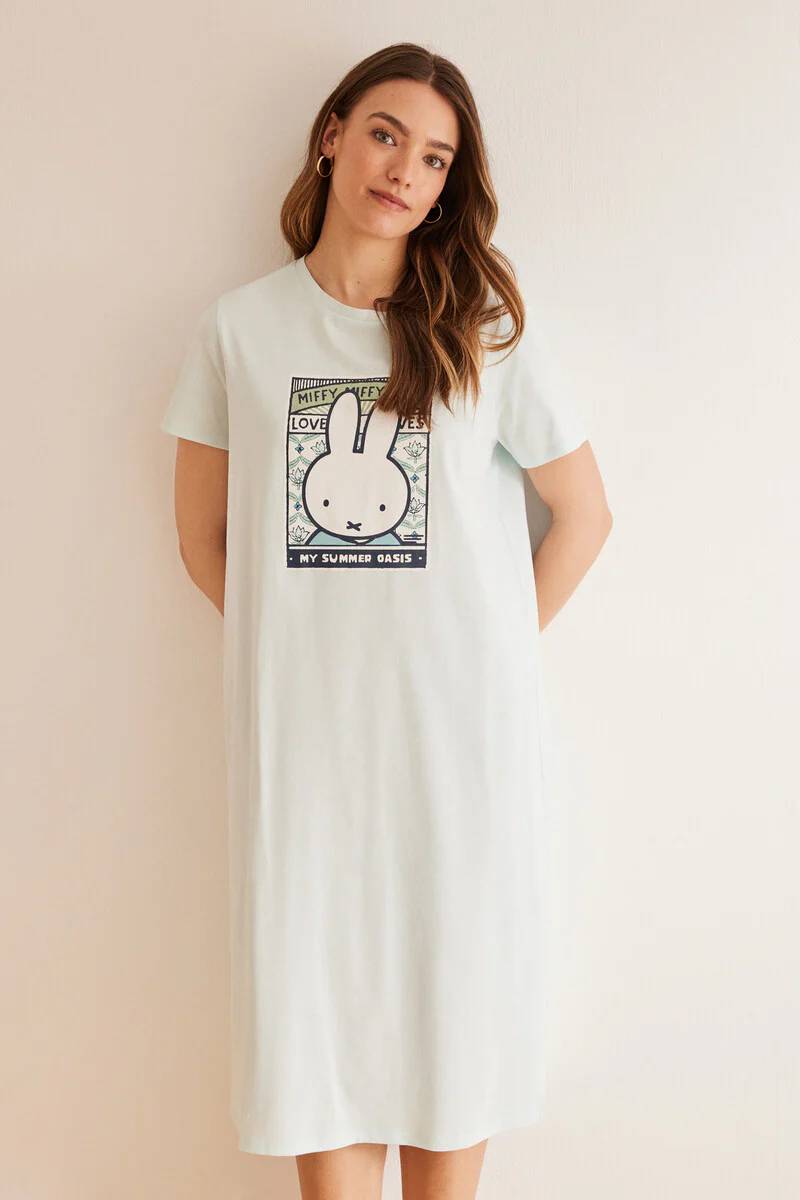 Miffy 100% cotton midi nightgown - Image 3