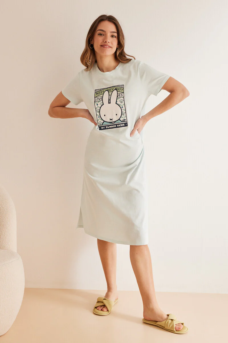 Miffy 100% cotton midi nightgown - Image 4